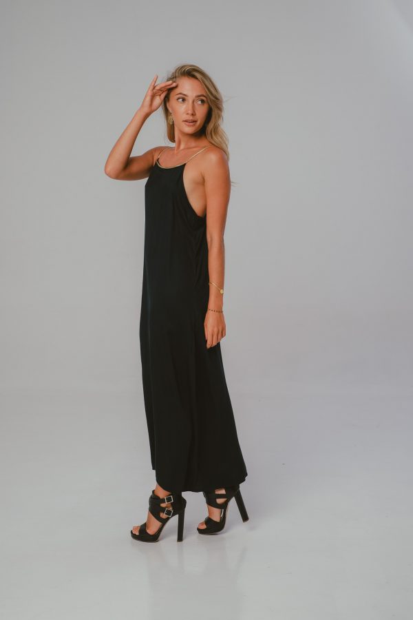 Cinta dress silk rayon black - Image 5