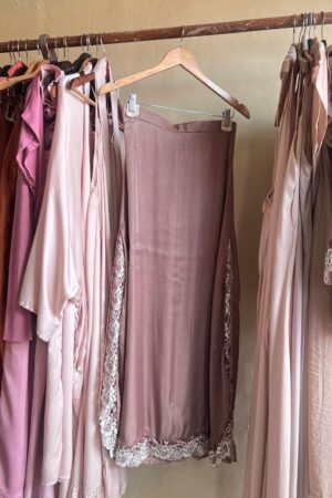 Tiara skirt silk lace
